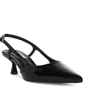 Steve Madden Legaci Pointed Toe Slingback Kitten Heel Pumps